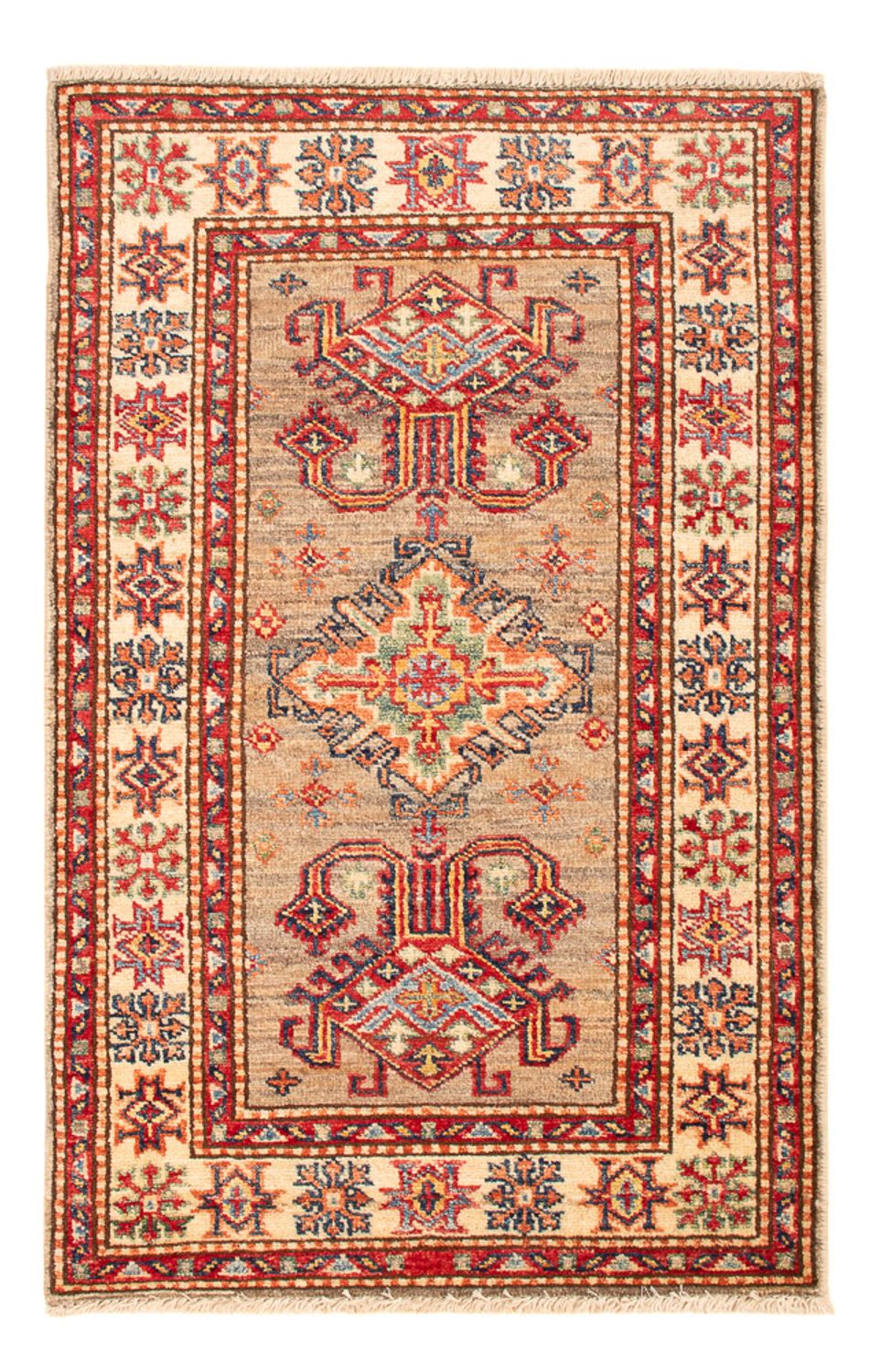 Tapete Ziegler - Kazak - Real - 94 x 58 cm - areia