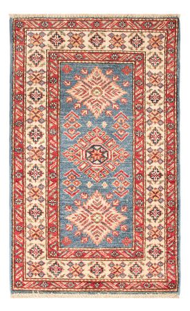 Tapete Ziegler - Kazak - Real - 92 x 57 cm - azul