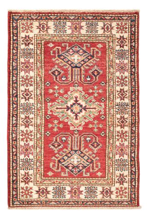 Tapete Ziegler - Kazak - Real - 90 x 60 cm - vermelho