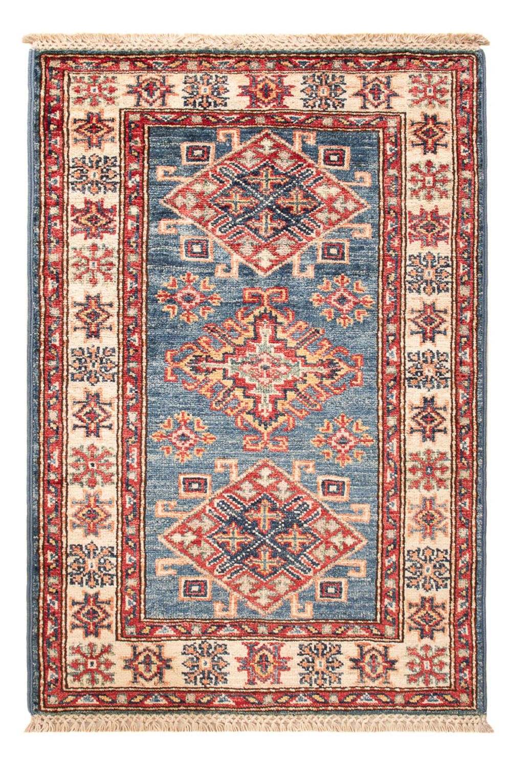 Ziegler Teppich - Kazak - Royal - 91 x 60 cm - blau