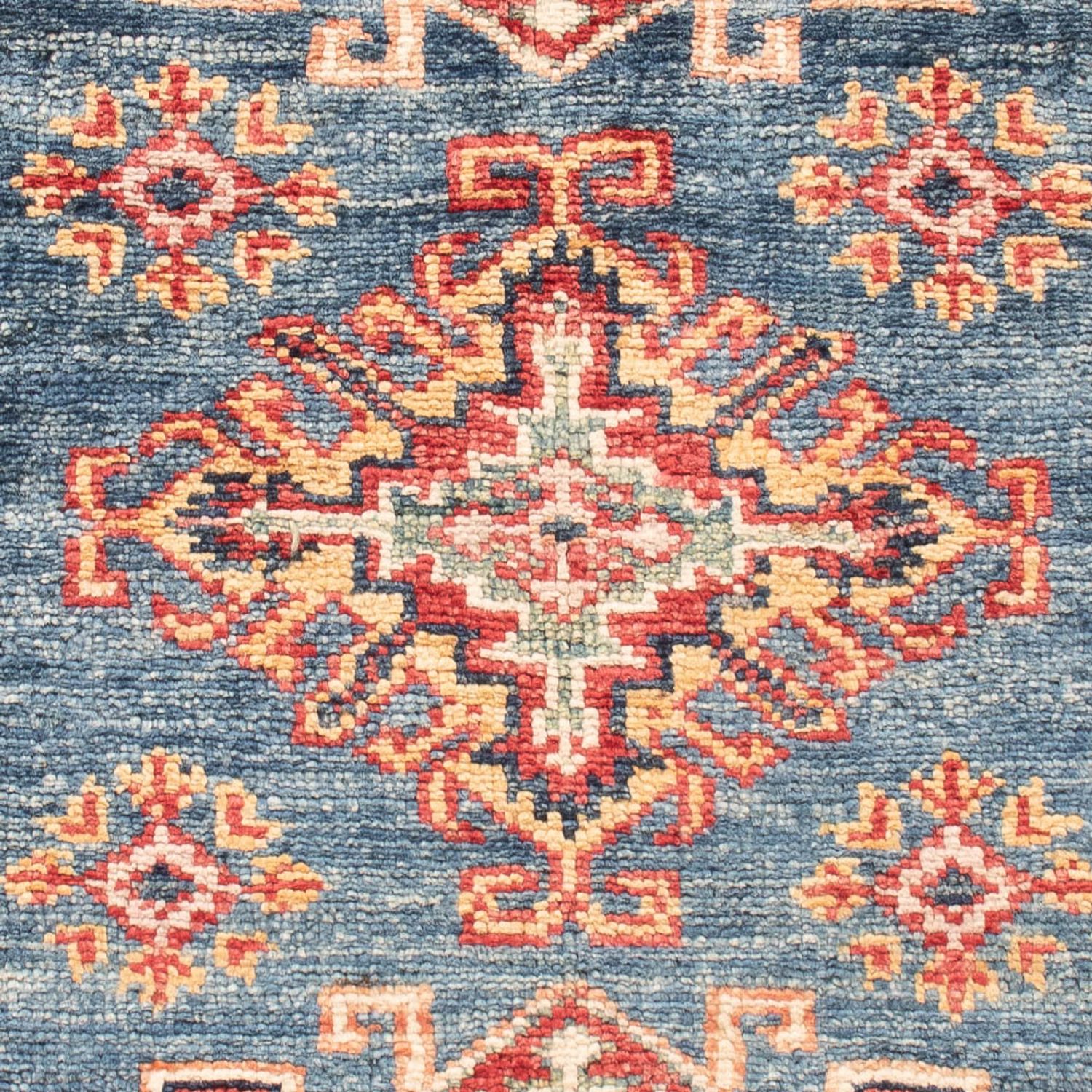 Ziegler Teppich - Kazak - Royal - 91 x 60 cm - blau