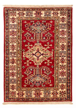 Tapete Ziegler - Kazak - Real - 85 x 58 cm - vermelho