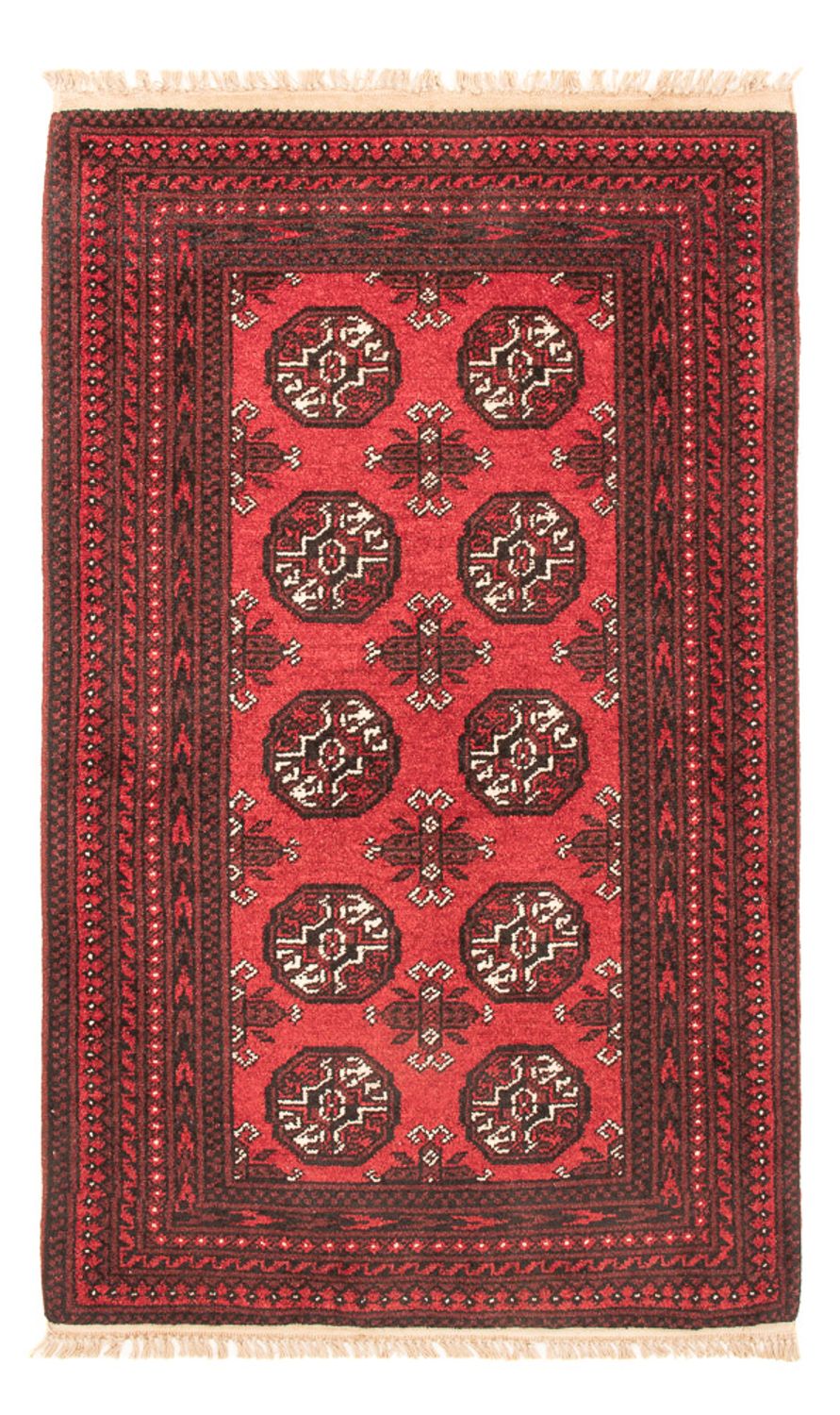 Afghan Teppich - Filpa - 120 x 77 cm - rot