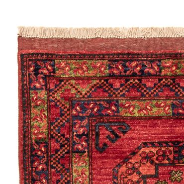 Afghaans tapijt - 125 x 82 cm - rood