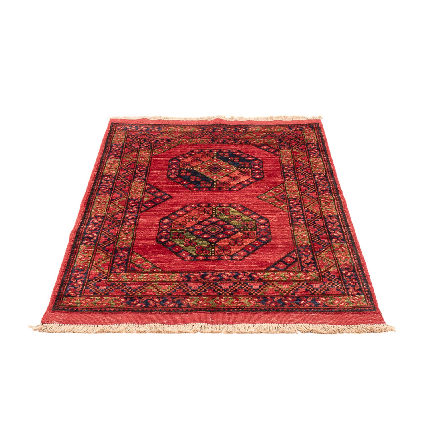 Afghaans tapijt - 121 x 81 cm - rood