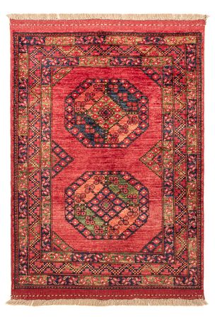 Afghan Teppich - 115 x 84 cm - rot