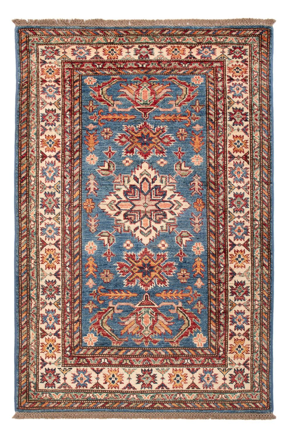 Ziegler Teppich - Kazak - Royal - 129 x 84 cm - blau