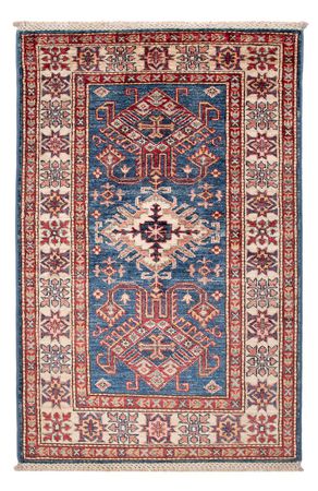 Tapete Ziegler - Kazak - Real - 118 x 78 cm - azul