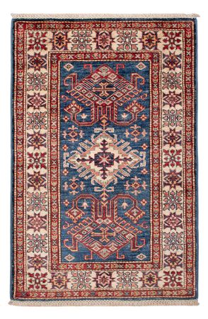 Tapete Ziegler - Kazak - Real - 122 x 79 cm - azul