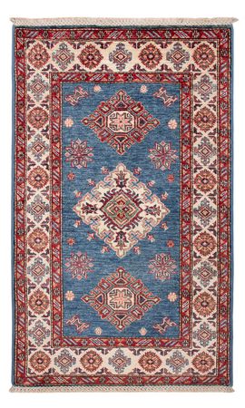 Tapete Ziegler - Kazak - Real - 129 x 77 cm - azul