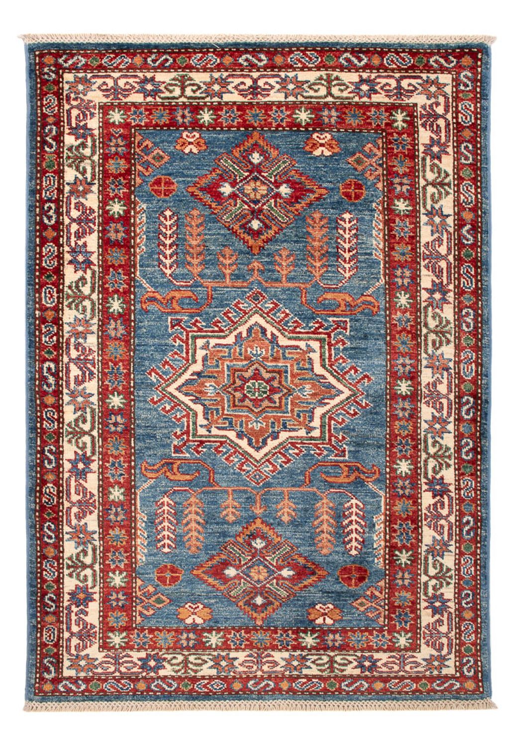 Dywan Ziegler - Kazak - Royal - 124 x 85 cm - niebieski