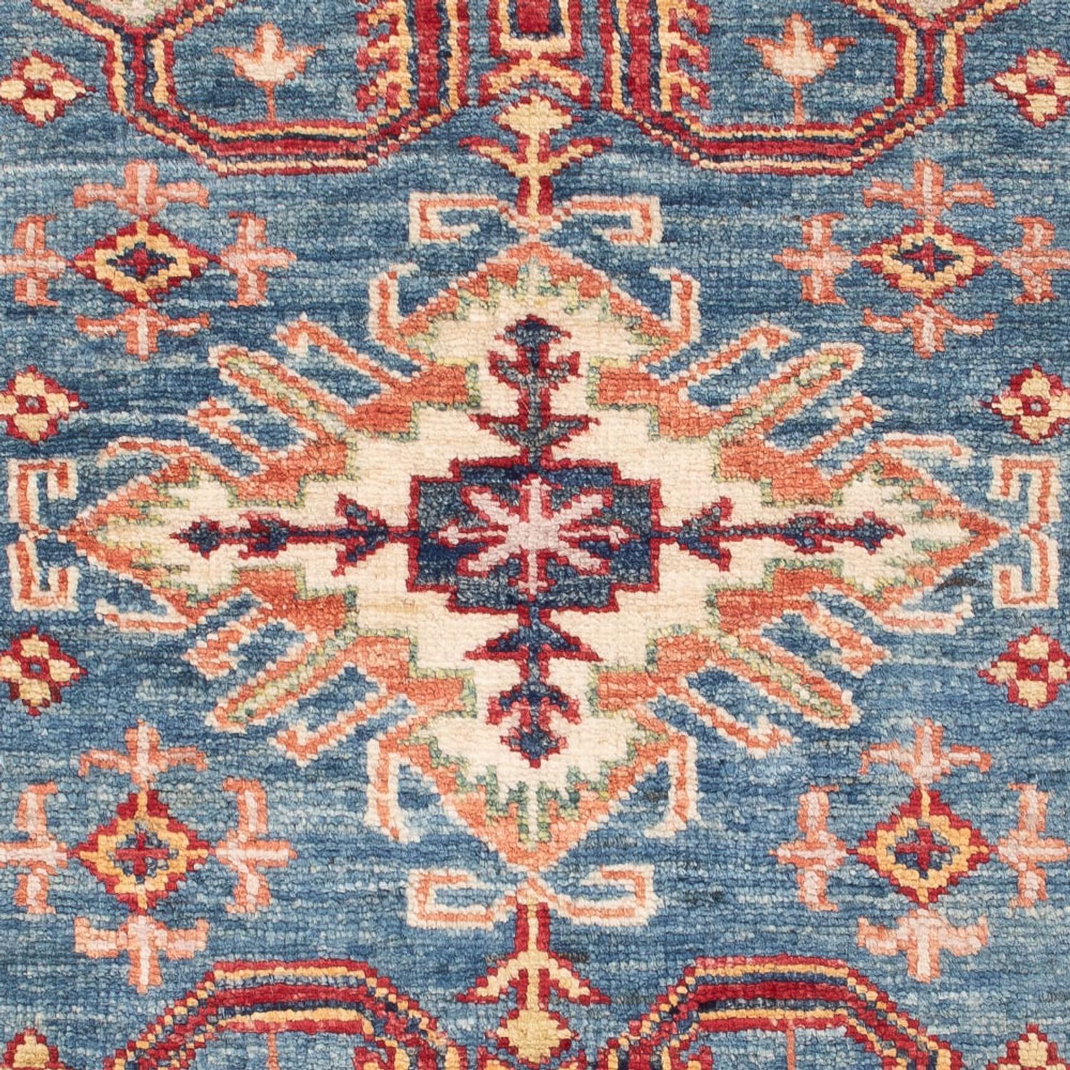 Alfombra Ziegler - Kazak - Real - 119 x 81 cm - azul