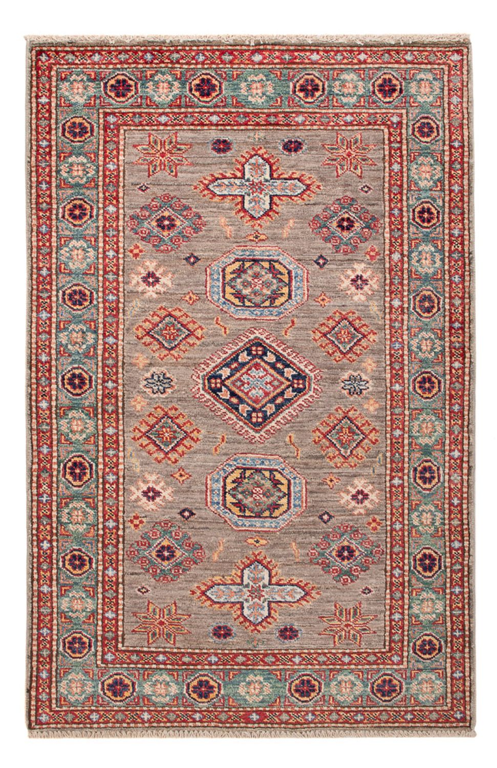 Ziegler Tapijt - Kazak - Koninklijke - 123 x 77 cm - taupe