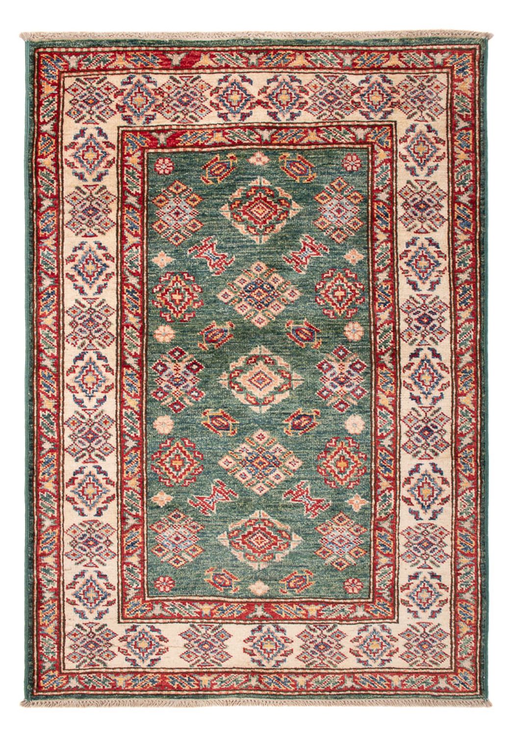 Ziegler Teppich - Kazak - Royal - 118 x 80 cm - grün