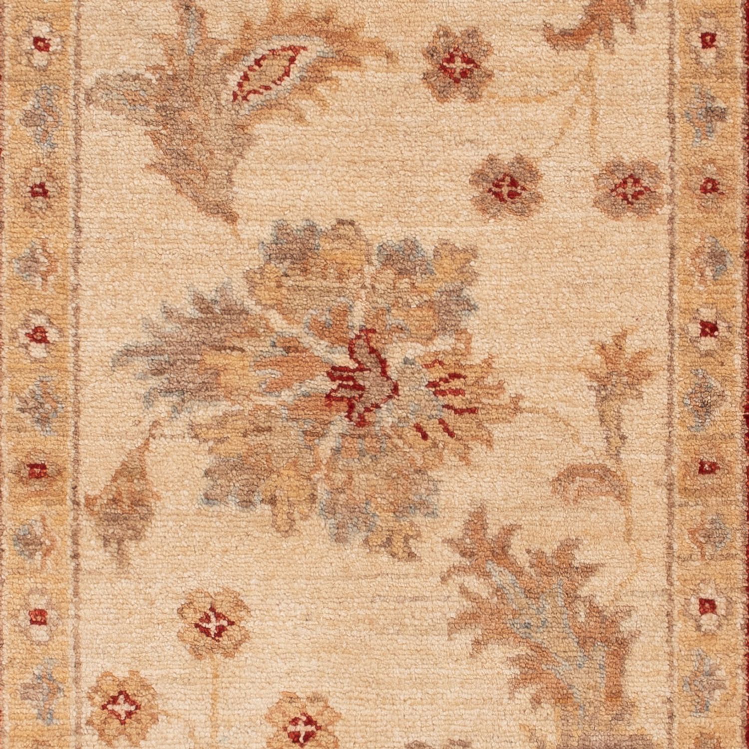 Ziegler Teppich - 141 x 73 cm - beige