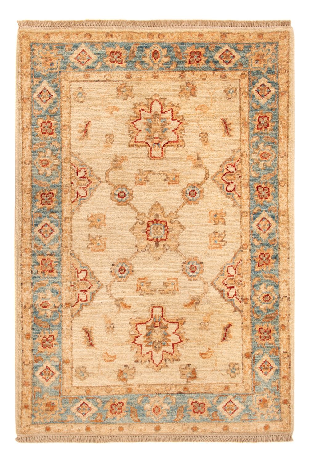 Ziegler Teppich - 89 x 60 cm - beige