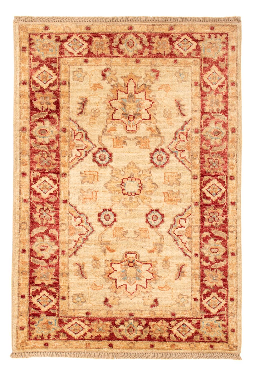 Ziegler Teppich - 89 x 61 cm - beige