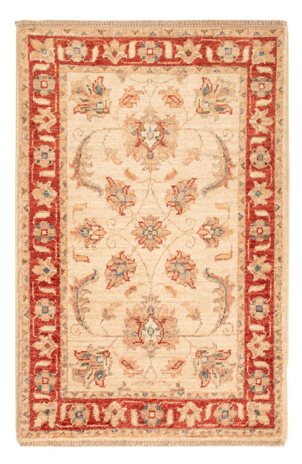 Ziegler Teppich - 90 x 59 cm - beige