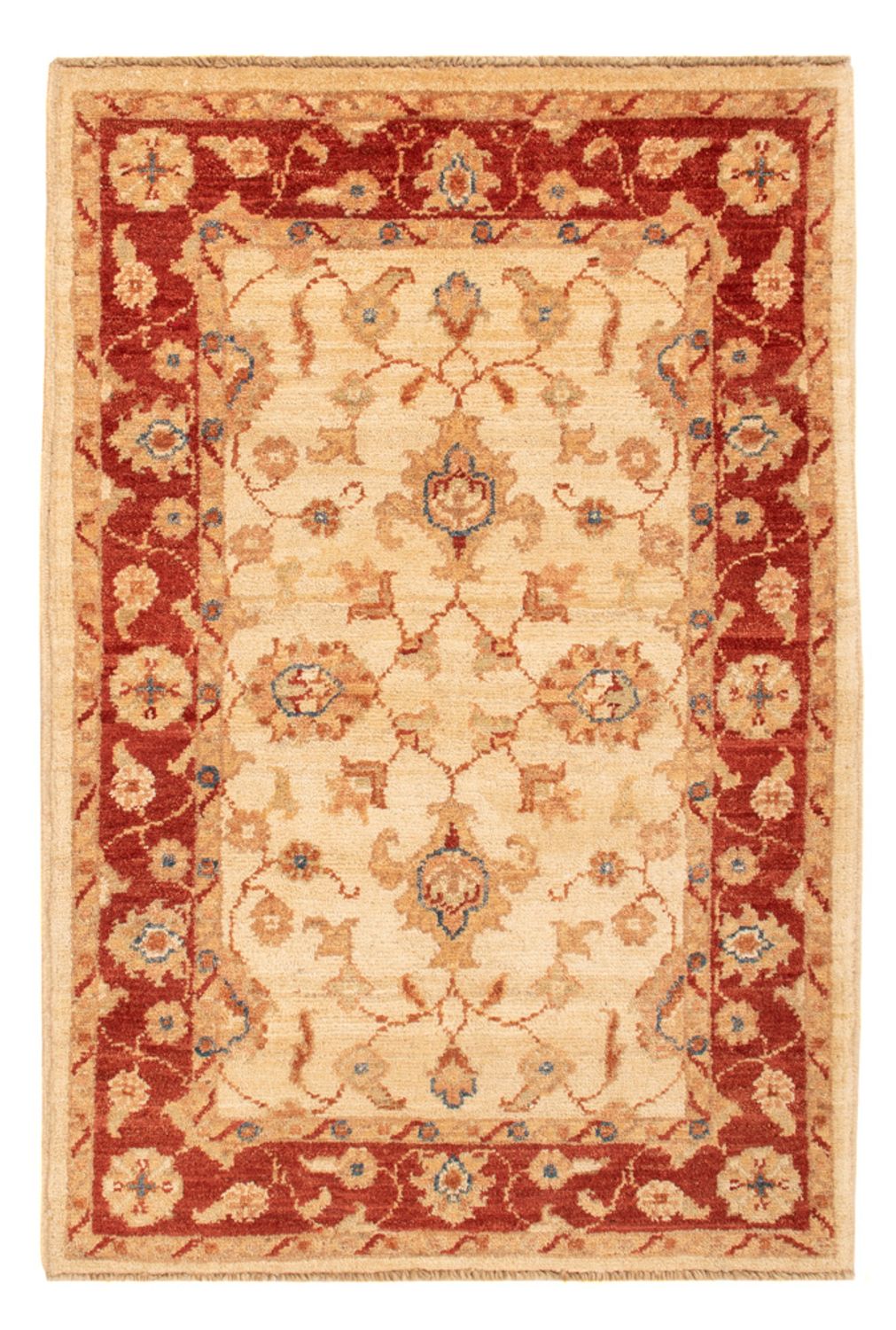 Ziegler Teppich - 89 x 61 cm - beige