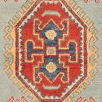 Ziegler Carpet - Kazak - 96 x 60 cm - lyseblå