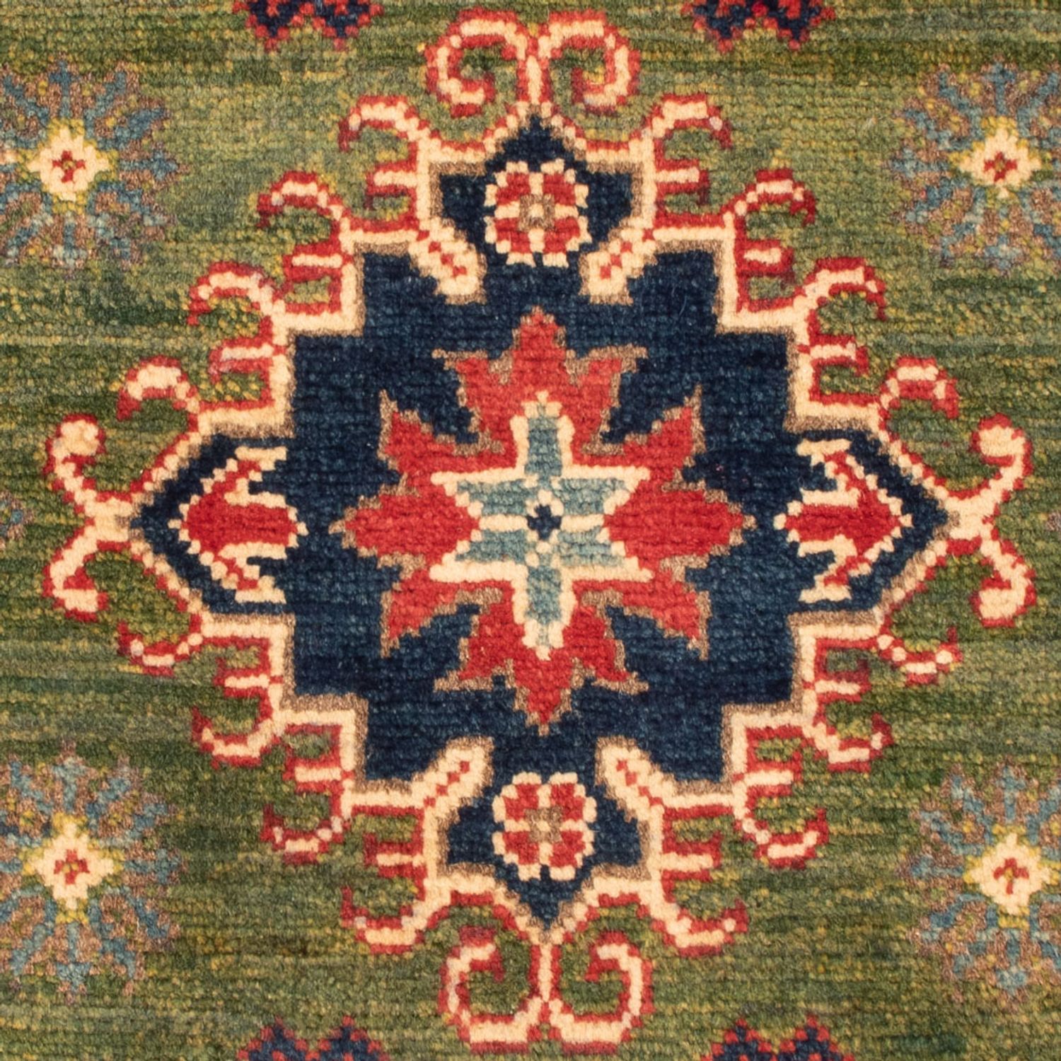 Tapis Ziegler - Kazak - 94 x 60 cm - vert