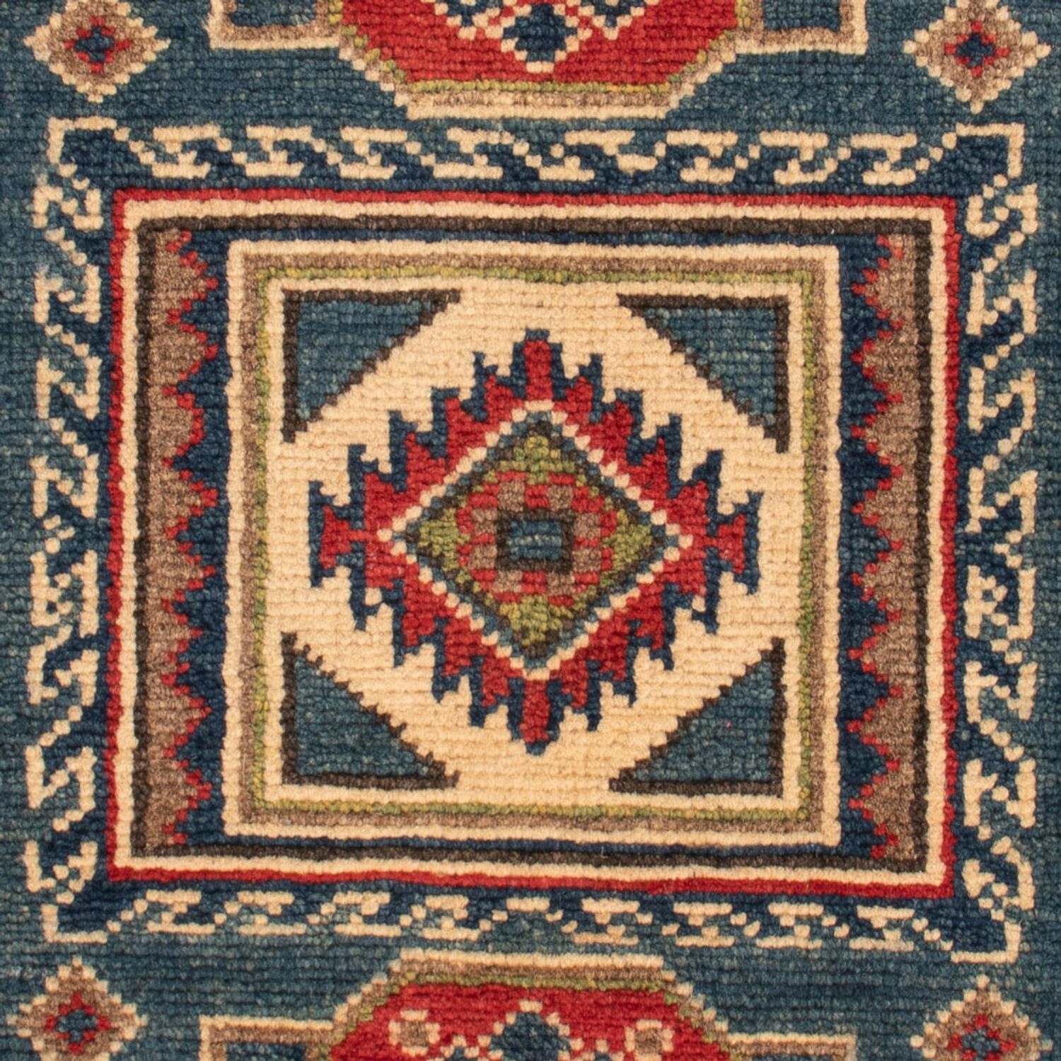 Alfombra Ziegler - Kazak - 90 x 64 cm - azul