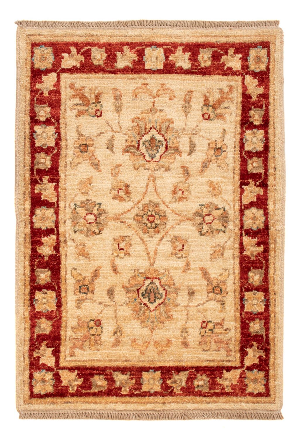 Ziegler Teppich - 71 x 50 cm - beige