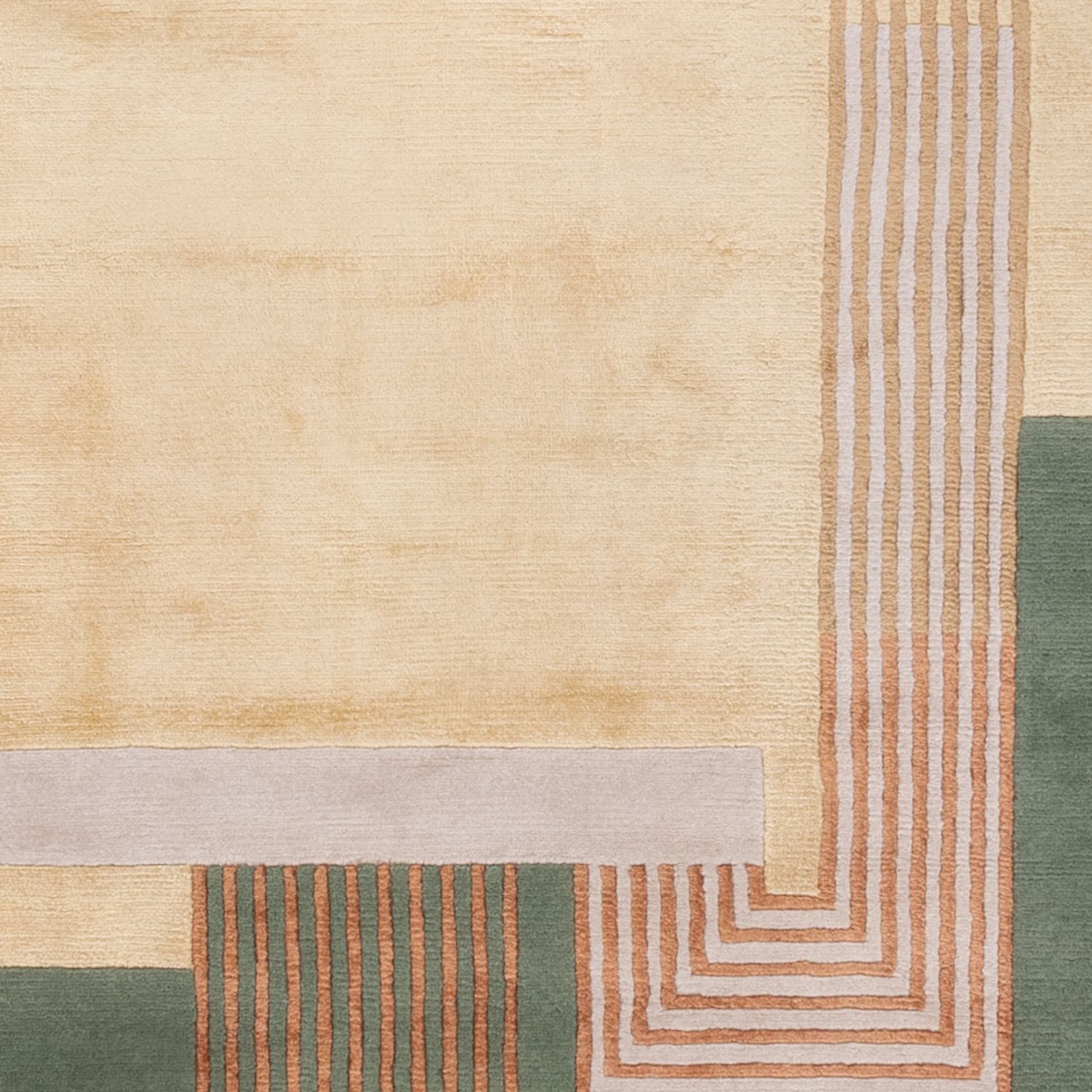 Designer Teppich - 243 x 167 cm - grün