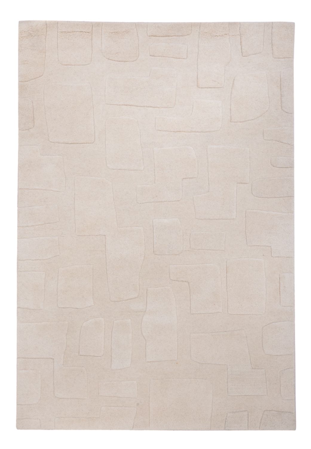 Alfombra de diseño - 200 x 140 cm - beige