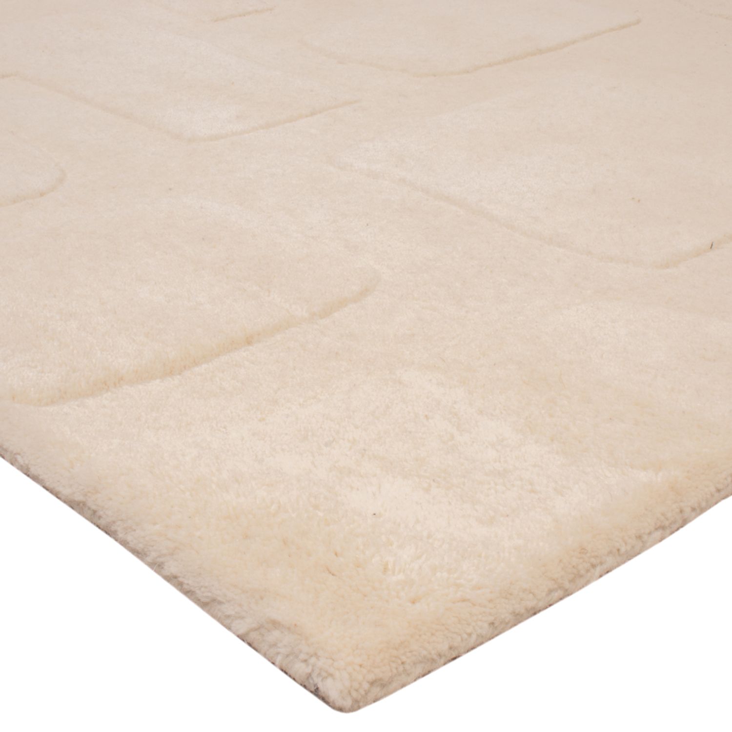 Alfombra de diseño - 200 x 140 cm - beige