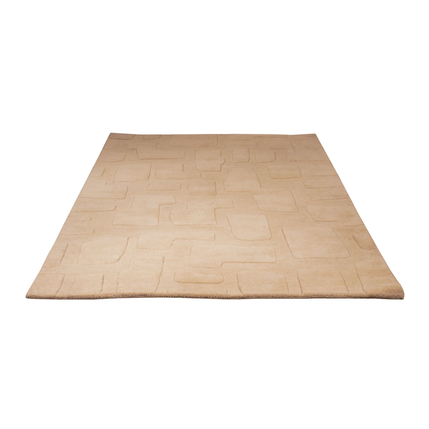 Alfombra de diseño - 200 x 140 cm - beige