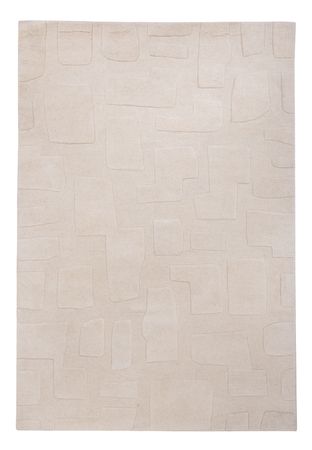 Designer Teppich - 200 x 140 cm - beige