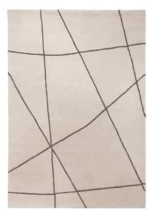 Alfombra de lana - 200 x 140 cm - beige