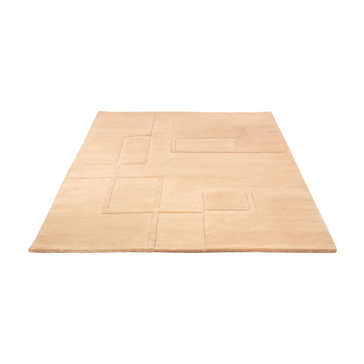 Alfombra de lana - 200 x 140 cm - beige