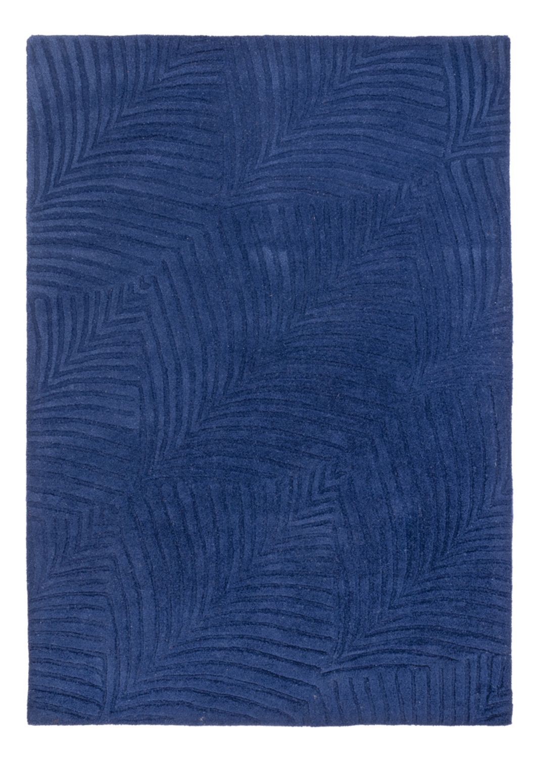 Alfombra de lana - 200 x 140 cm - azul