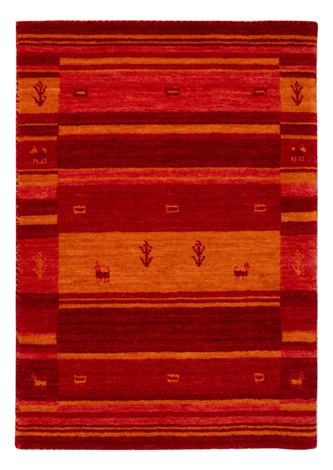 Gabbeh Tapijt - Zacht - 90 x 60 cm - rood