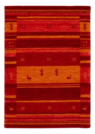 Gabbeh Tapijt - Zacht - 90 x 60 cm - rood