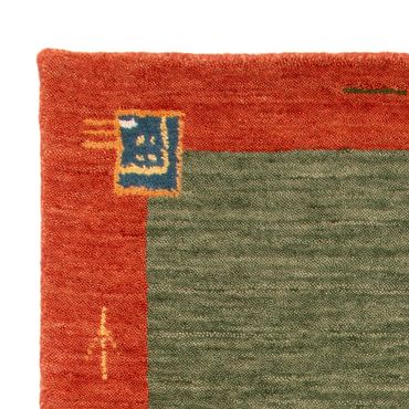 Dywan Gabbeh - Miękki - 90 x 60 cm - zielona