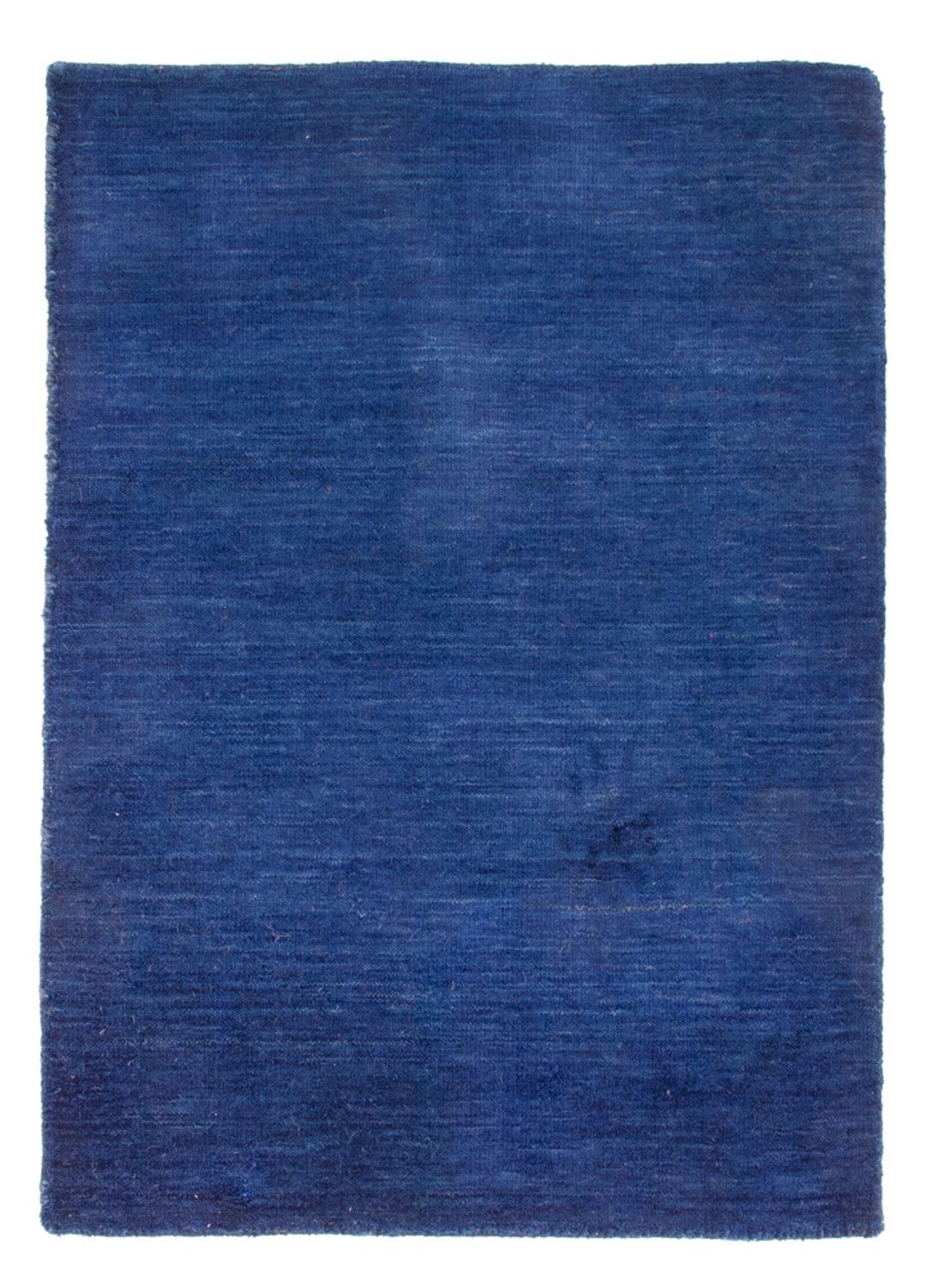 Wollen tapijt - 90 x 60 cm - blauw