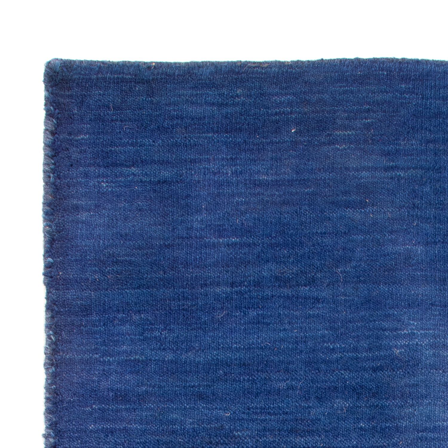 Wollen tapijt - 90 x 60 cm - blauw