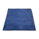 Wollen tapijt - 90 x 60 cm - blauw