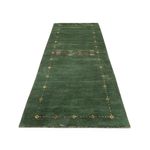 Loper Gabbeh Tapijt - Zacht - 300 x 80 cm - groen