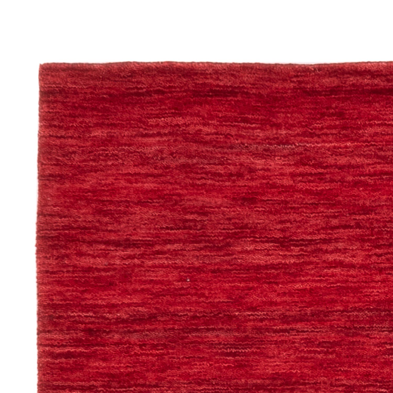 Gabbeh Teppich - Loribaft Softy - 145 x 72 cm - rot