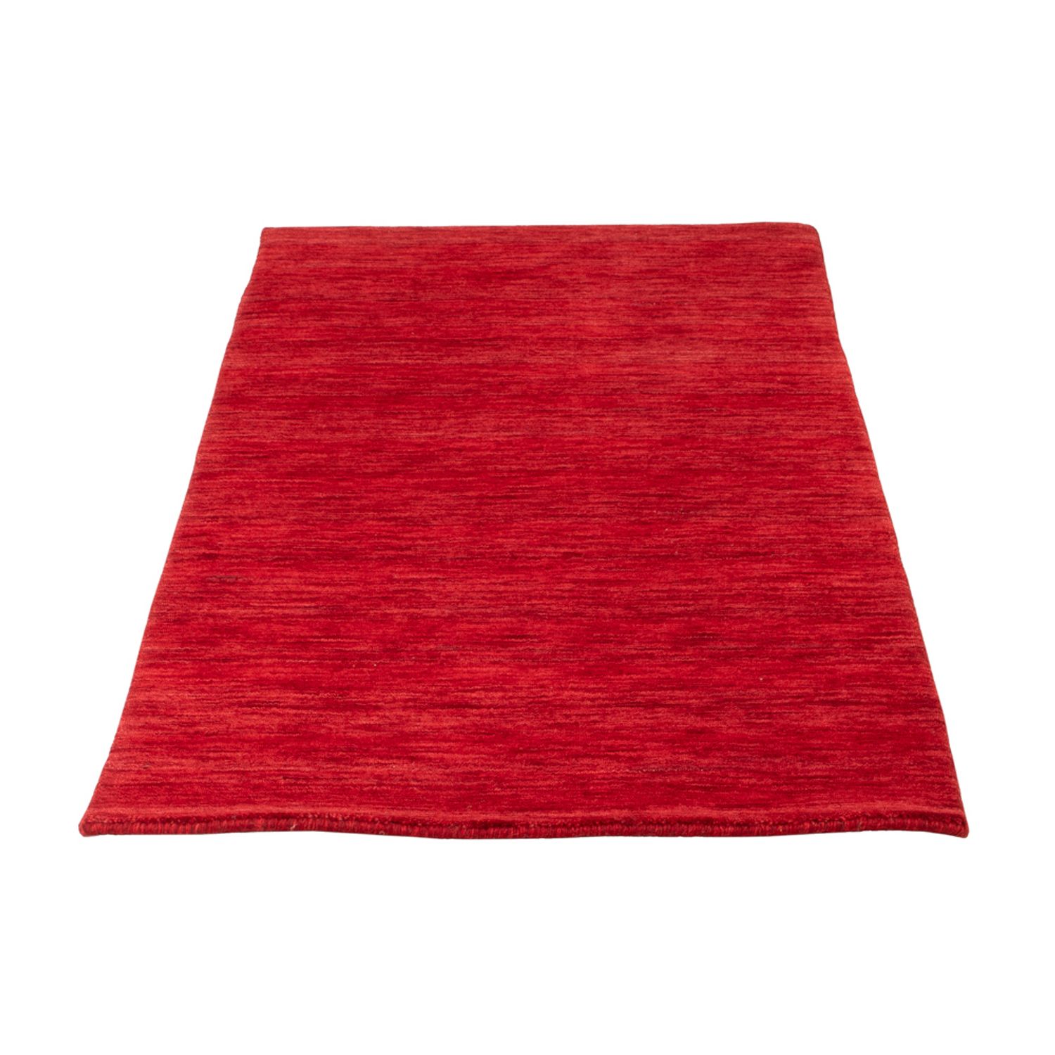 Gabbeh Teppich - Loribaft Softy - 145 x 72 cm - rot