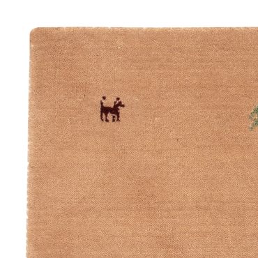 Gabbeh teppe - Softy - 65 x 60 cm - beige