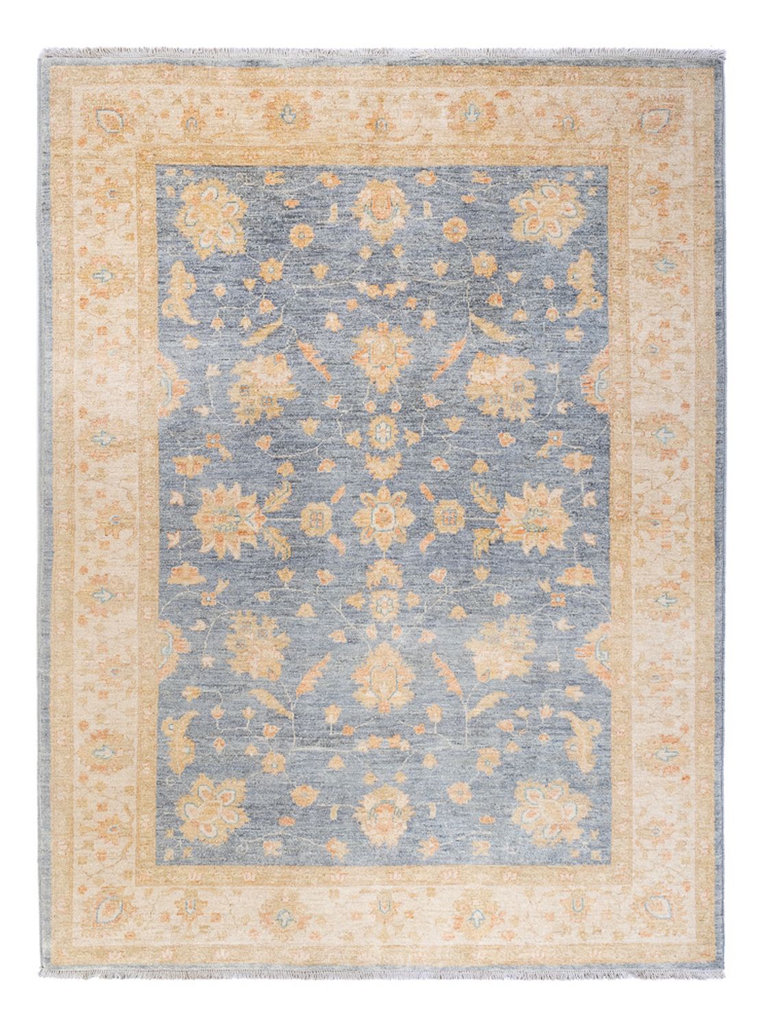 Tapis Ziegler - 236 x 173 cm - bleu de mer