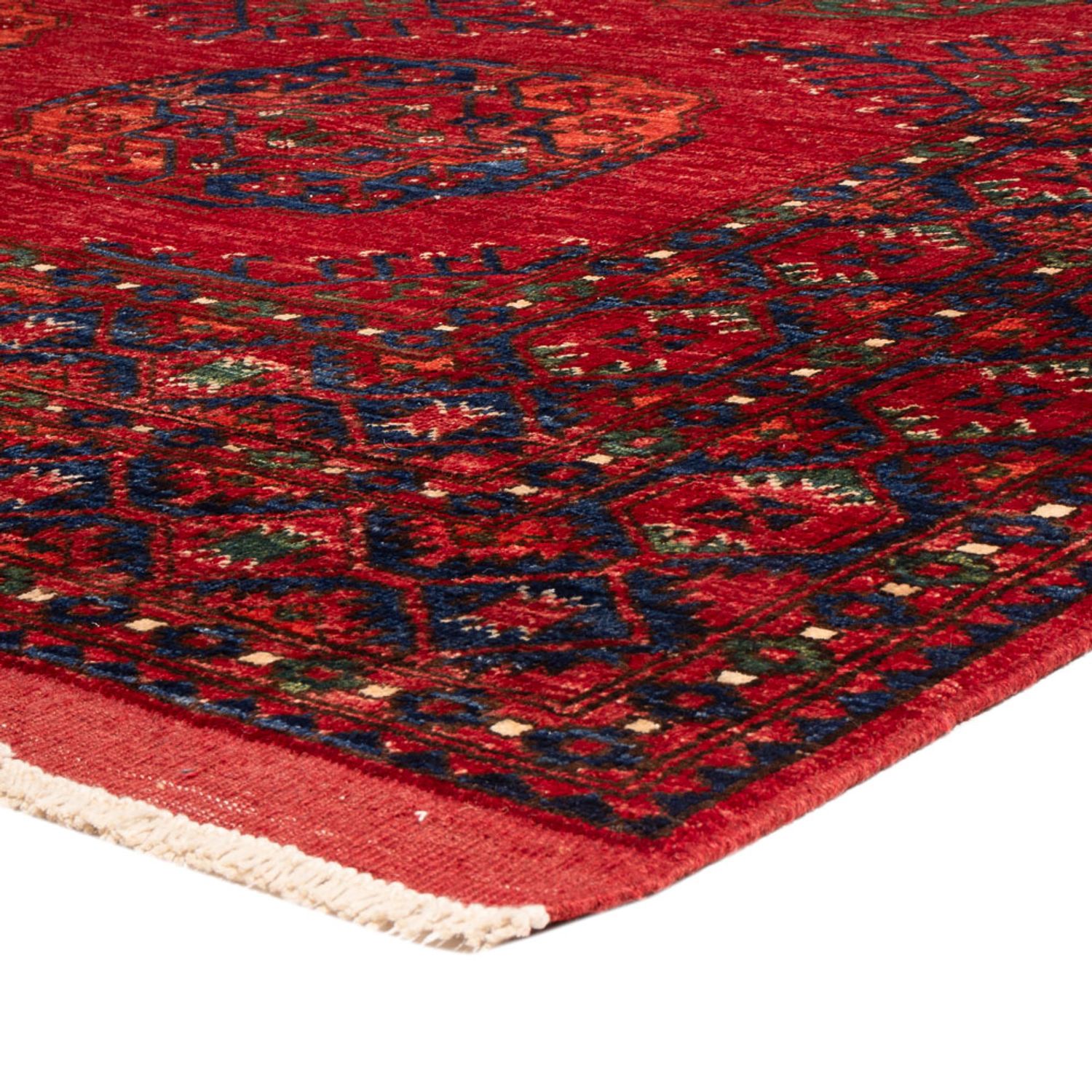 Afghan Teppich - 300 x 251 cm - rot