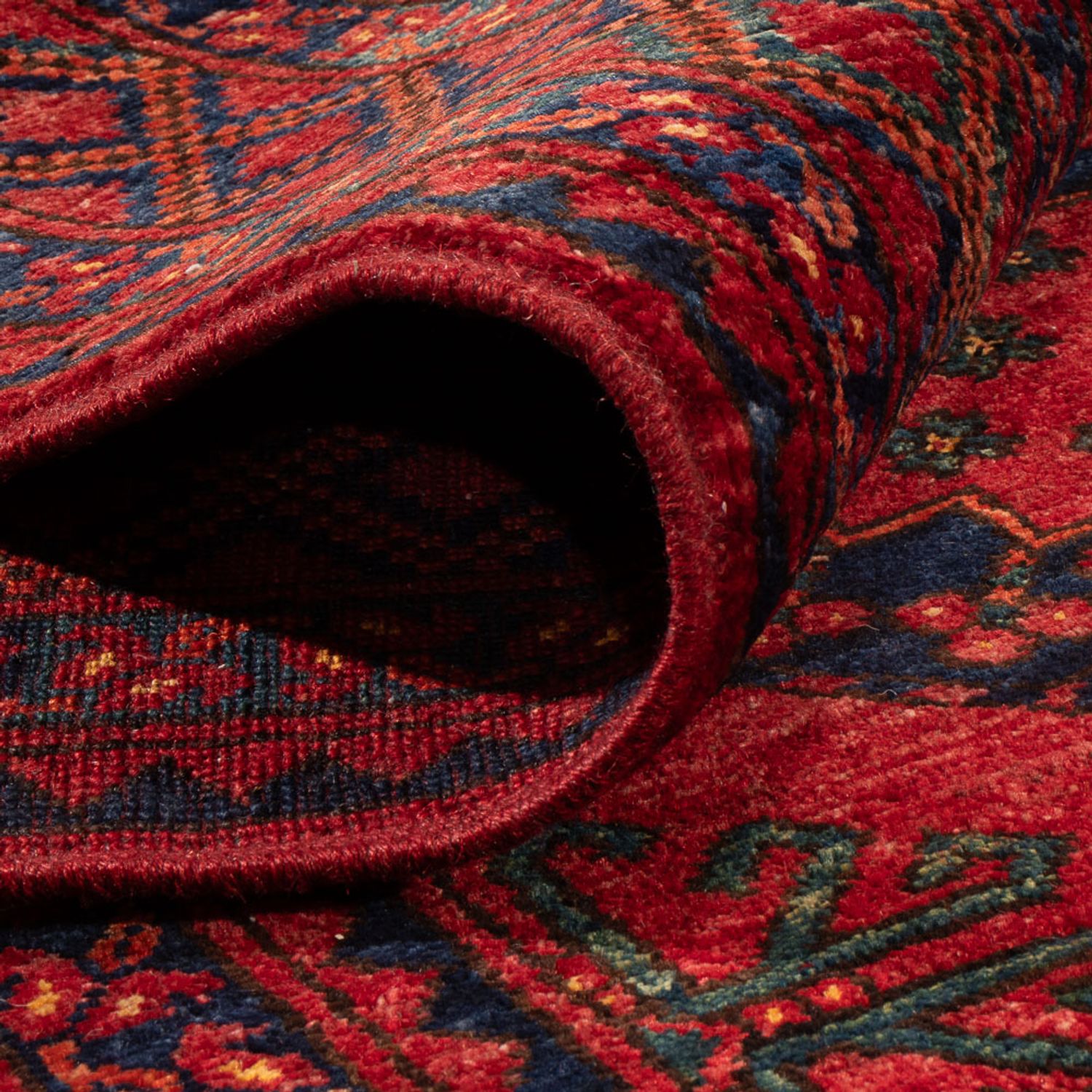 Afghan Teppich - 298 x 257 cm - rot