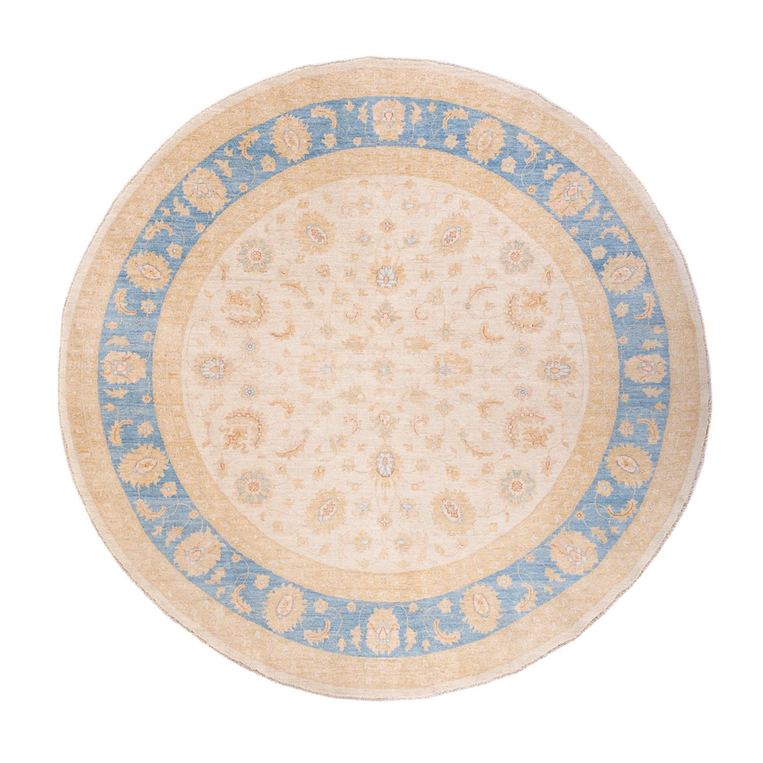 Tapis Ziegler ronde  - 246 x 245 cm - beige