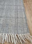 Tapis en laine - 210 x 165 cm - gris